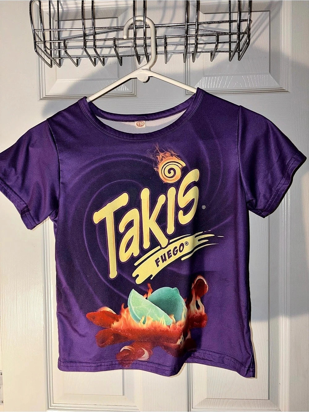 Takis Fuego Graphic Tee size 7T-9T